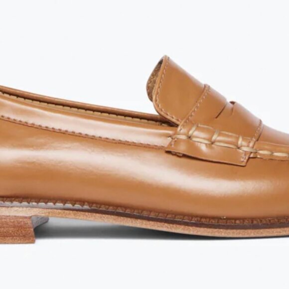 Freda Salvador Elba Loafer in Tan Leather - Picture 3 of 12